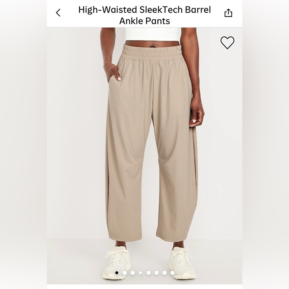 SleekTech Barrel Ankle Pants